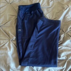 WonderWink Women's Navy Straight Leg scrub pants